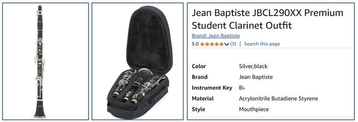 Jean Baptiste Clarinet