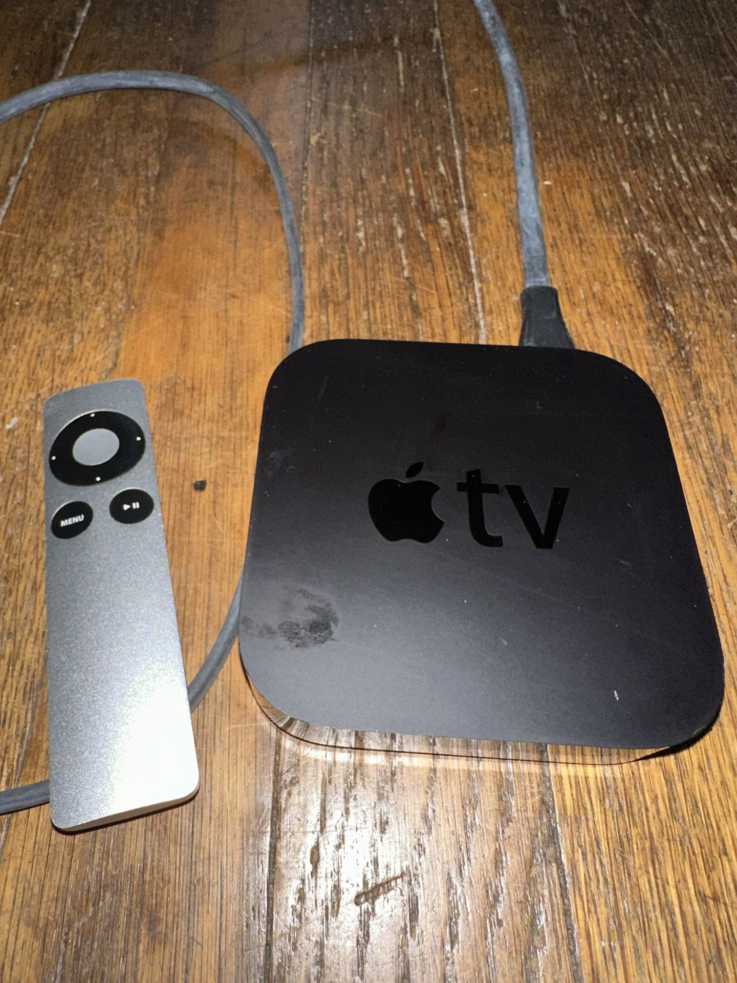 Apple TV With Remote and Power Cord 