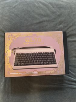 QL75 Wireless Typewriter Hot Swap Retro Mechanical Keyboard,Punk Round Keycap...