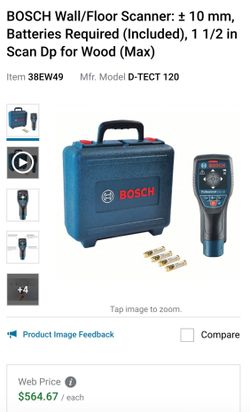 BOSH wall/floor scanner