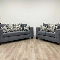Fabric Sofa & Loveseat Brand New ,Free delivery same day 