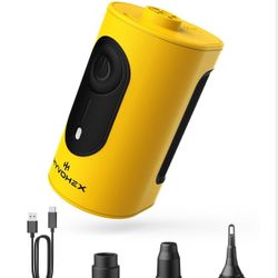 PORTABLE AIR PUMP FOR INFLATABLES 4000 MAH ULTRA FAST AIR MATTRESS PUMP 3 NOZZLES  ELECTRIC AIR PUMP 