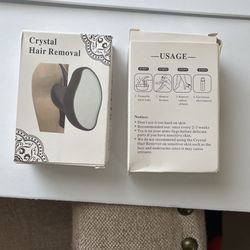 Crystal hair remover