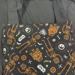 Star Wars Dia De Los Muertos Tote Halloween Sugar Skulls R2D2 C-3PO