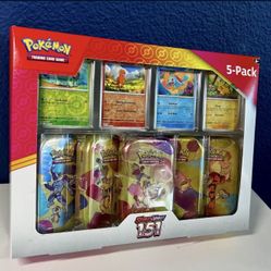 Costco Pokemon Scarlet & Violet 151 Mini Tin 5-pack (Meowth) - Miscellaneous Cards & Products (MCAP)