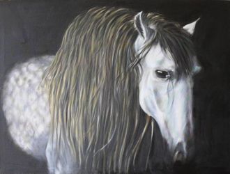 Lambarri Original and Unique Oil and Canvas Painting with Certificate of Authenticity by Lambarri.