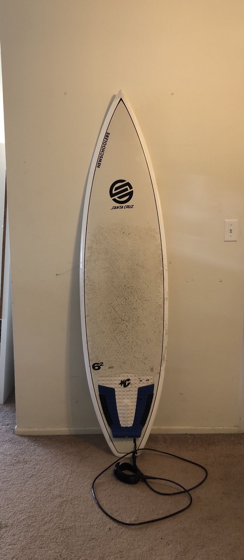 Surftech Tuflite Santa Cruz surfboard for sale. 6'2