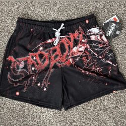 Sad Boyz x Lost Hills Barb Wired Heart Shorts 