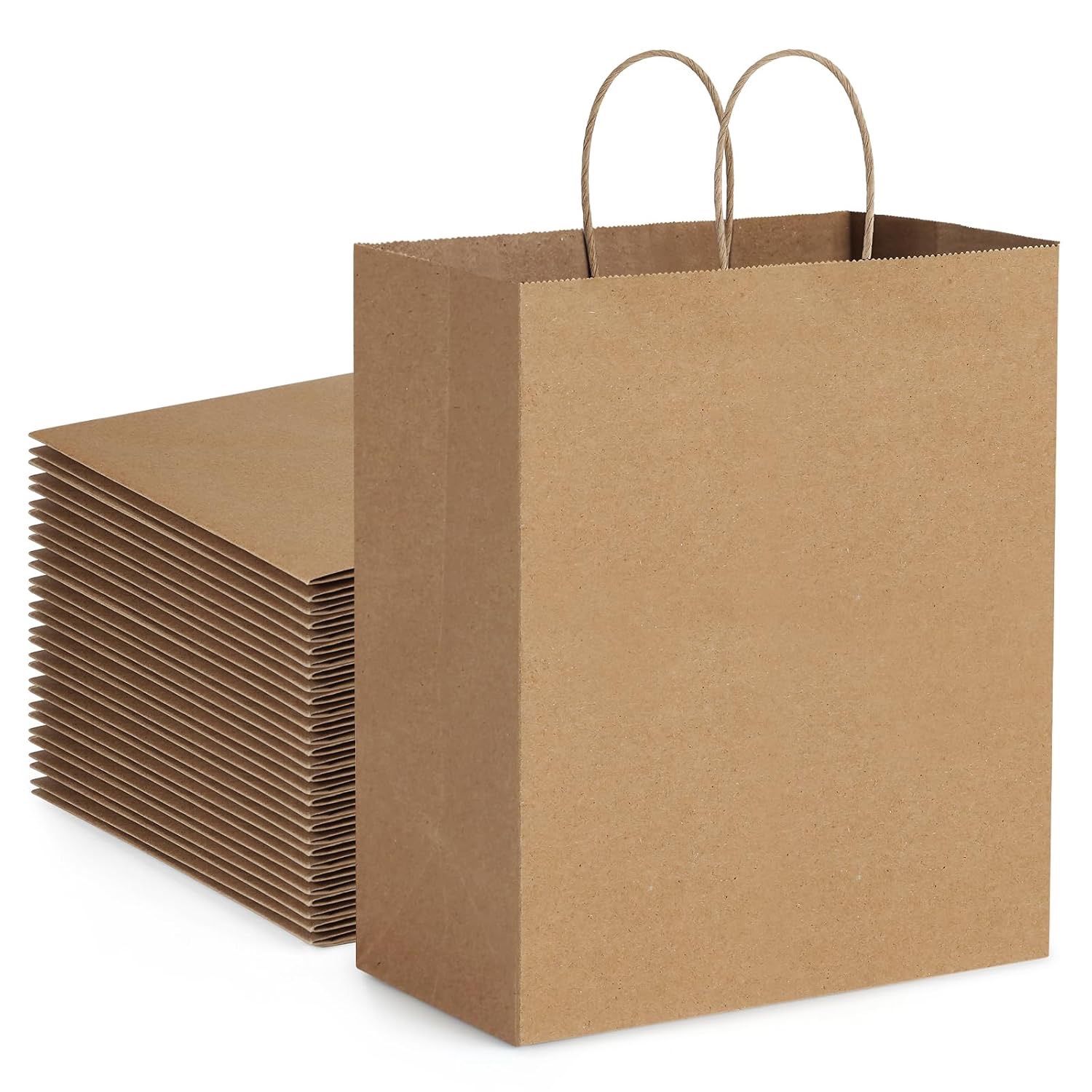 Brown Kraft Paper Bags 10*5*13in 250pc (Wholesale only starting at 12)