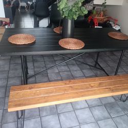 Dinning Table And Bench