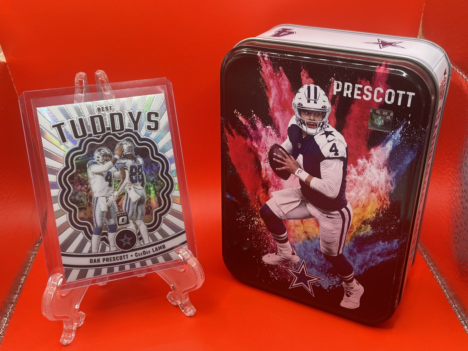 Dak Prescott tin+ Lamb Tin + Lamb Mosaic RC+ Best Tuddys #BT-DC Dak