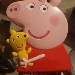 Vintage 2003 Peppa Pig Carry Along Friends Case 