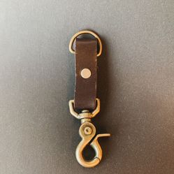 Handmade Artisanal Leather Keychain