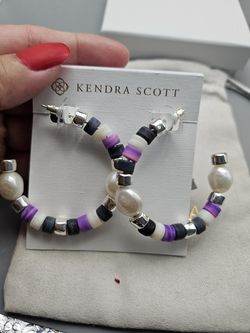 Kendra Scott blue earrings