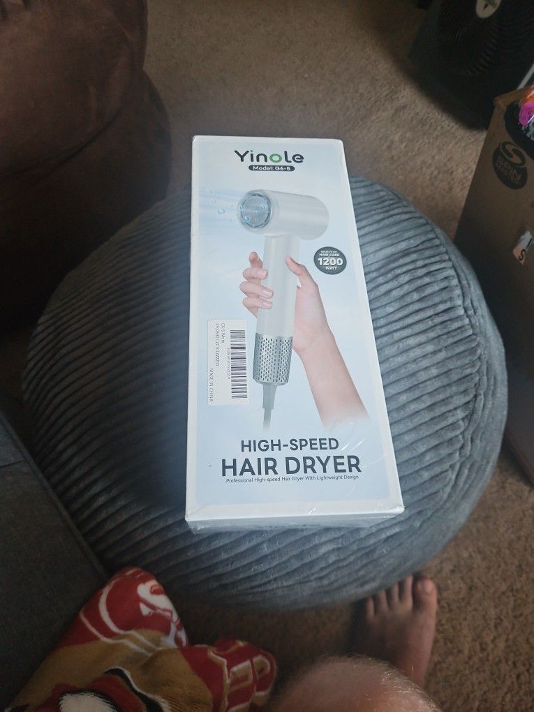 Yinole High Speed Hairdryer Negative Ion 1200watt Sealed In Box