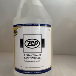 Zep Instant Hand Sanitizer Gel 70% Alcohol - 1 Gallon (Case of 4) ECZUIHSG128 - Pump Included - Exceeds CDC Guidelines - Kills 99.99% of germs