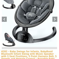 Babybond Bluetooth Baby swing