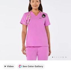 Figs Pink Cloud Scrubs