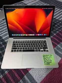 MacBook Pro Retina 15" 2014 i7 16GB 256GB