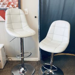 White Bar Stools