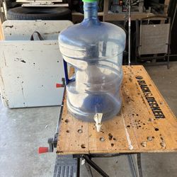 Five Gallon Plastic Bottle With Spigot 