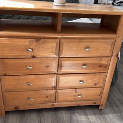 Real oak wood desser