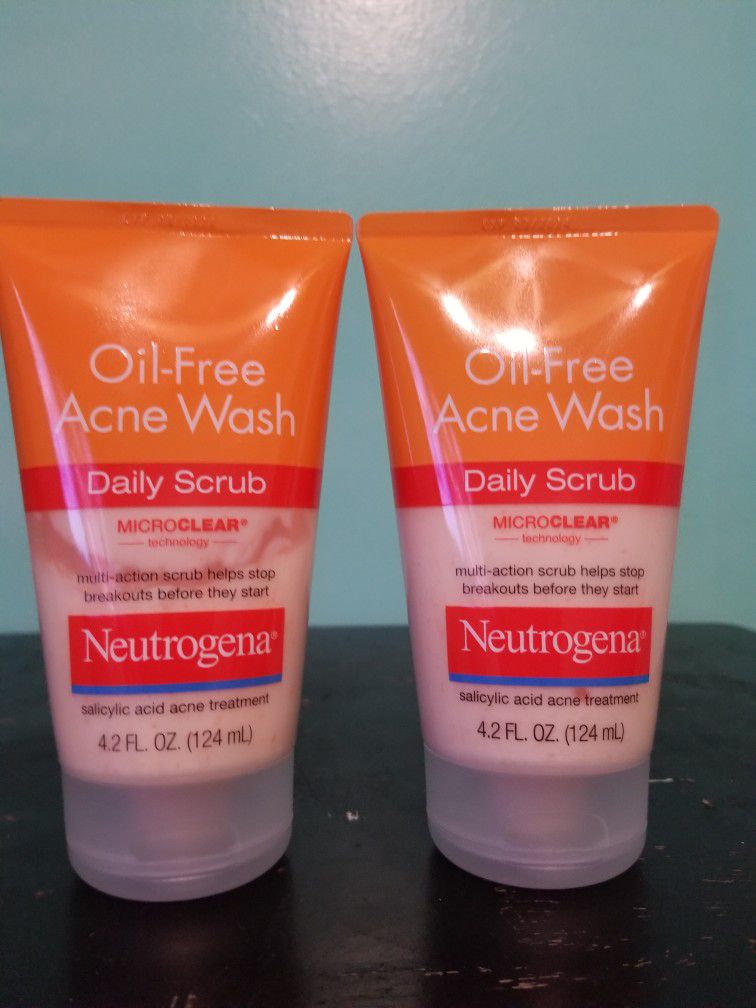 Neutrogena Daily Face Scrub Bundle, 4.2 Fl Oz Each 