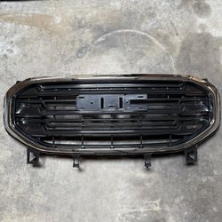 New 2018-2021 GMC Terrain SLT SLE Front Bumper Grille Assembly Chrome Gloss Black Grill