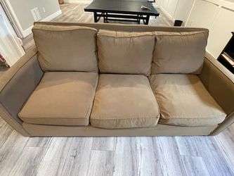 Fantastic 3 seat Tan Sofa