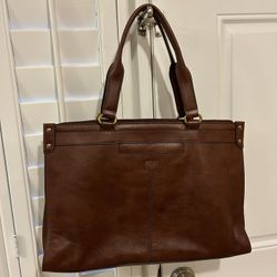 Laptop Office Fossil Leather Bag