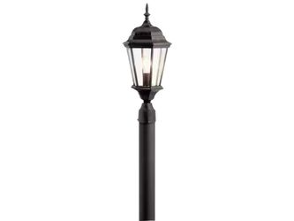 NEW! KICHLER Madison 1 Light Bronze Finished Post Lantern