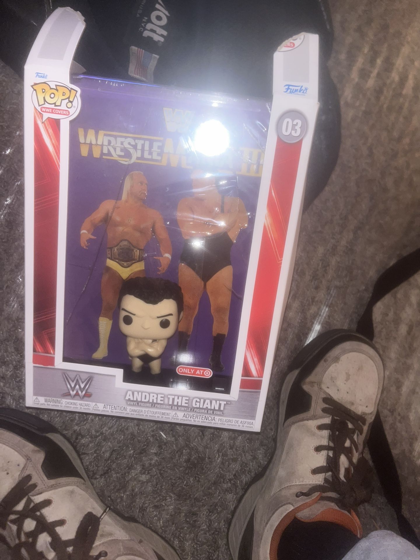 Andre giant and Hulk Hogan wrestlemania toy