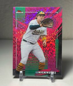 2026 TOPPS FINEST RARE PINK DIAMOND /250 NICK KURTZ A’S #251