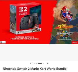 Nintendo Switch 2 Mario Kart World Bundle