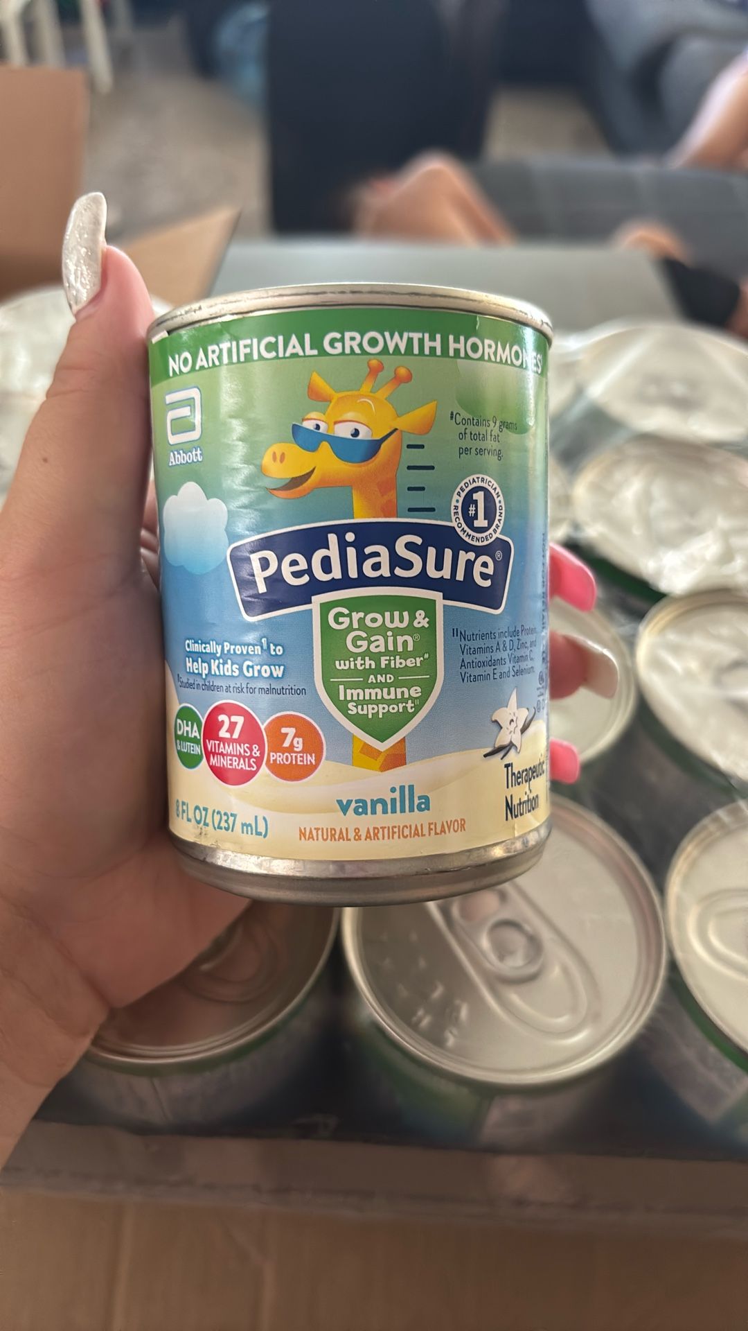 Vanilla Pediasure W/ Fiber