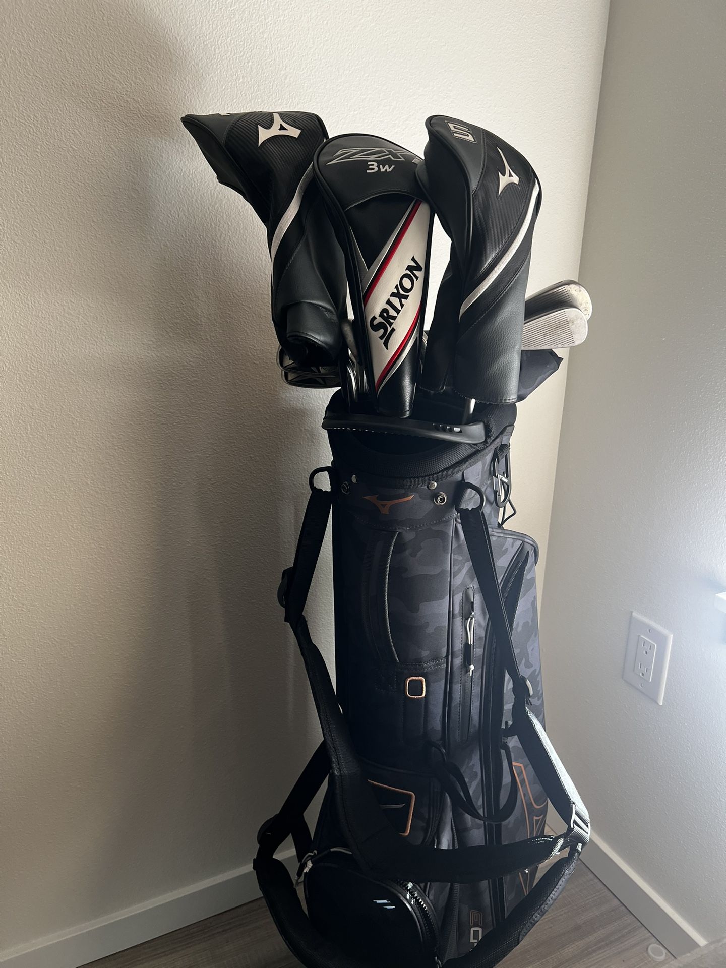Golf Clubs And Bag
