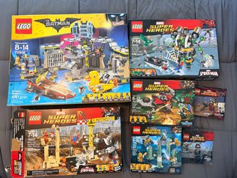 🔥 Retired LEGO Marvel + DC Super Heroes Lot – 70(contact info removed)9 76037 76079 76085 + Polybags