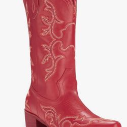 Cowboy Boots Woman Red 