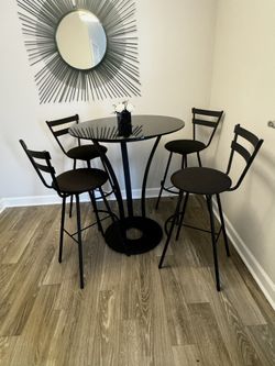 Black High Top Table