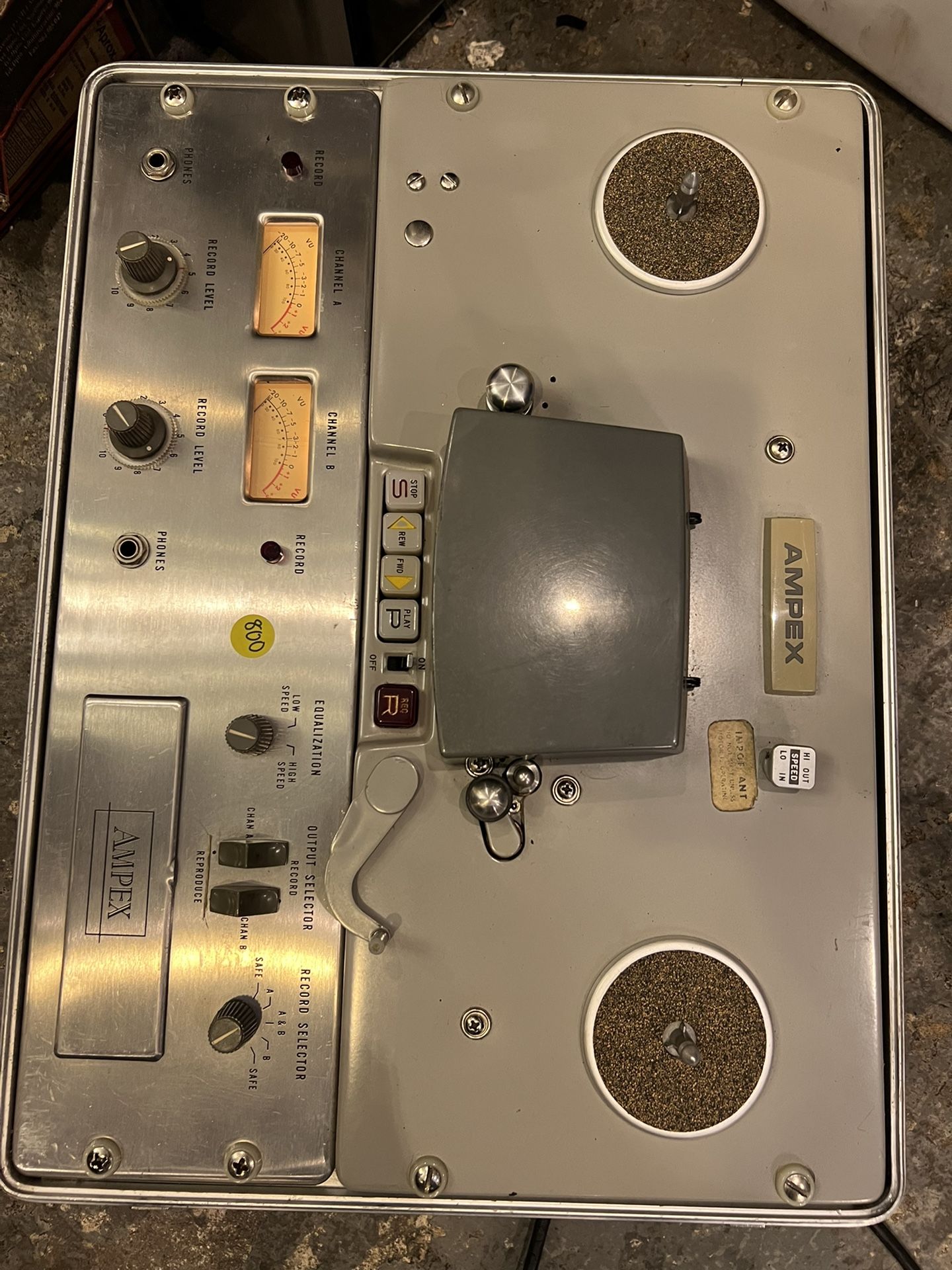 💙Ampex PR -10 Reel To Reel Tape Machine With Tube Pre❤️