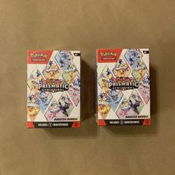 Pokémon - Prismatic Evolutions - Booster Bundle - Factory Sealed 