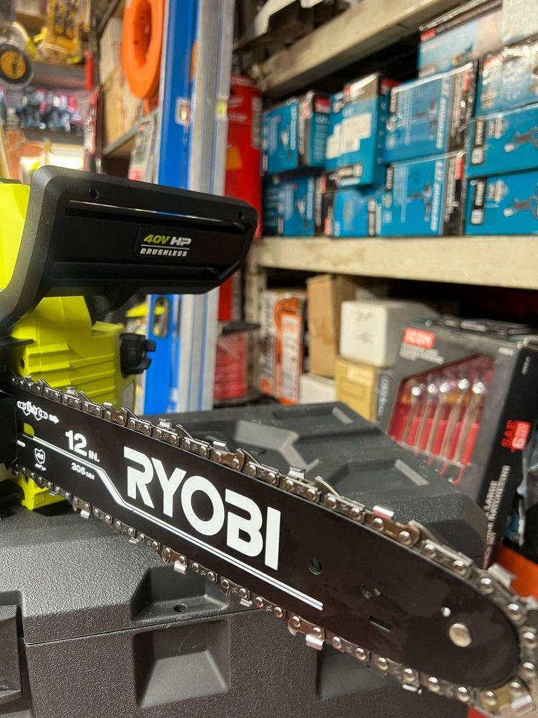 RYOBI 12in. 40V Brushless Chainsaw