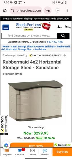 Rubbermaid shed