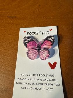 Pocket hug Butterfly