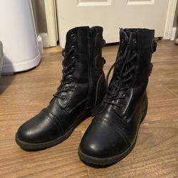 Black Combat Boots