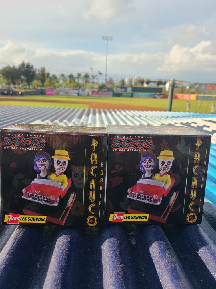 Inland Empire 66ers Bobblehead Pachuca And Pachuco Low Rider