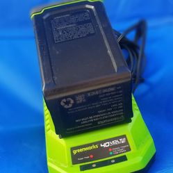 Greenworks 40v Max 4 Ah. Battery W. Charger