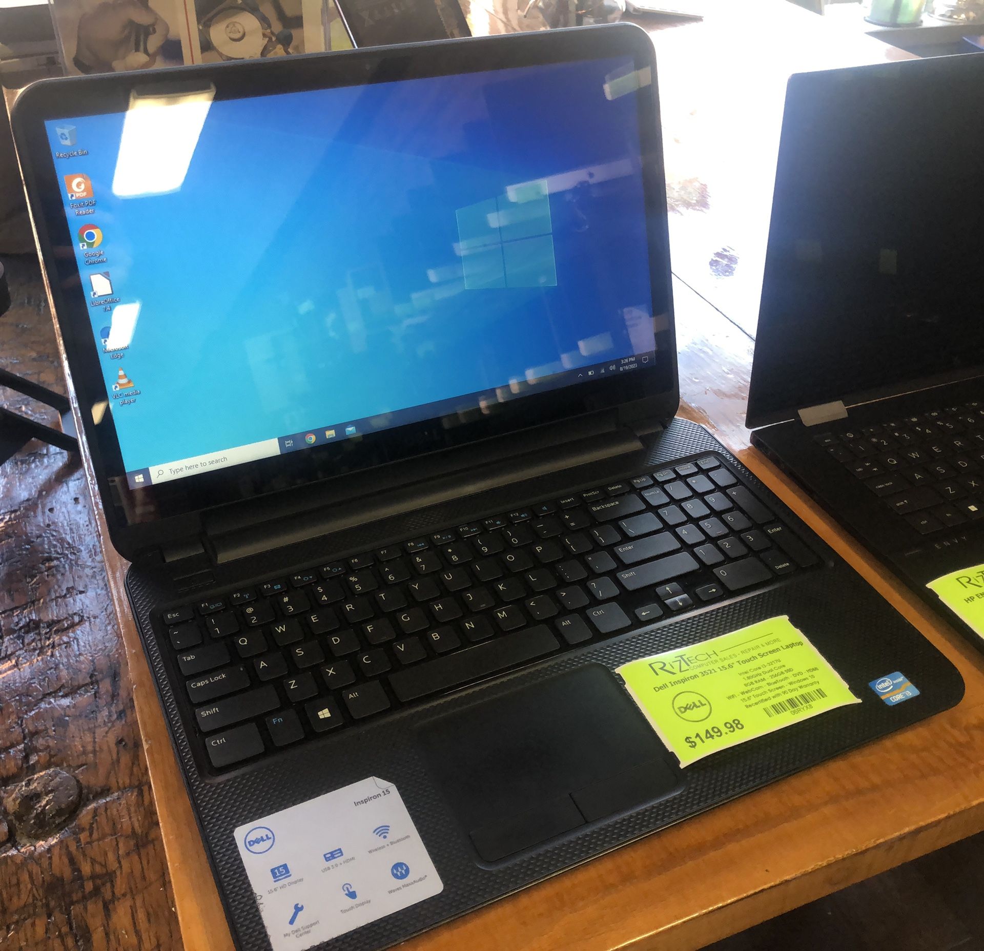 Dell Inspiron 3521 15.6" Touch Screen Laptop