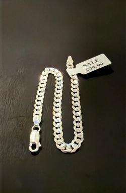 Silver Miami Cuban Link Bracelet