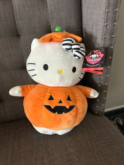 Hello Kitty Halloween Pumpkin Plush by Kidrobot